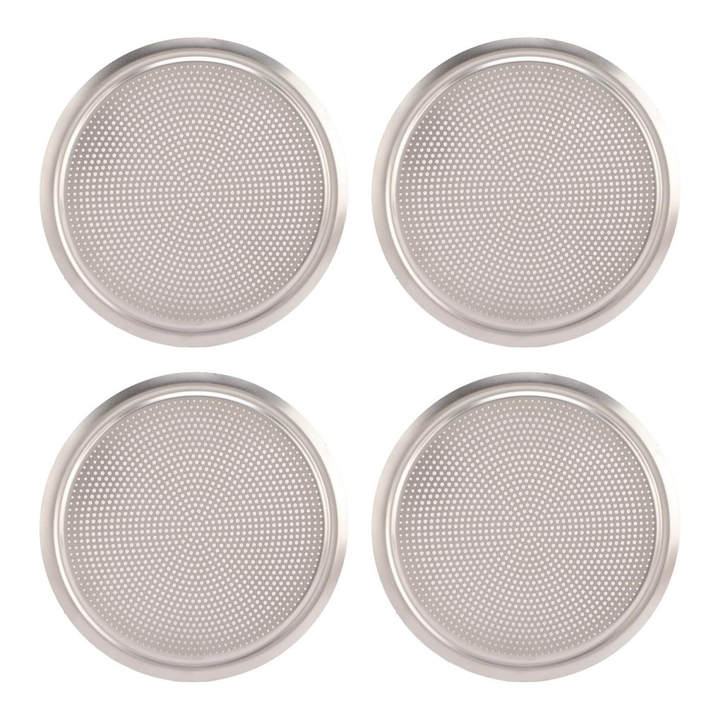 4PCS Door Speaker Grille Cover Round Aluminium Alloy Replacement for Land Rover Discovery Sport L550 2020+