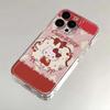 Hello Kitty Grid Apple 14 mobile phone case iPhone15promax12/8SE new 7plus silicone xs