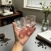 Vintage High-Foot Mini Glass Cup for Whiskey, Baijiu, Tea, or Juice