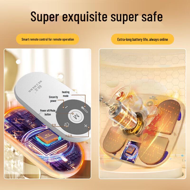 Smart Foot Massager with Heat and Remote CN Plug (adapter Included)