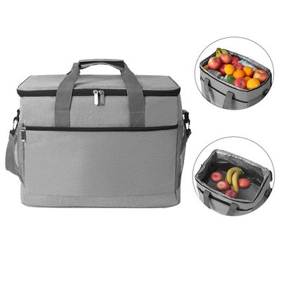 33L Thermal Insulation Bag, Outdoor Large Picnic Bag, Waterproof Oxford Cloth Ice Bag, Thickened Car Thermal Insulation Bag.