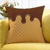 Chocolate Cartoon World Various Sizes Square Pillow Case For Car Home Bedchamber Decor