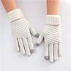 Winter Touch Screen Gloves Women Men Warm Stretch Knit Mittens Imitation Full Finger Guantes Female Crochet Thicken