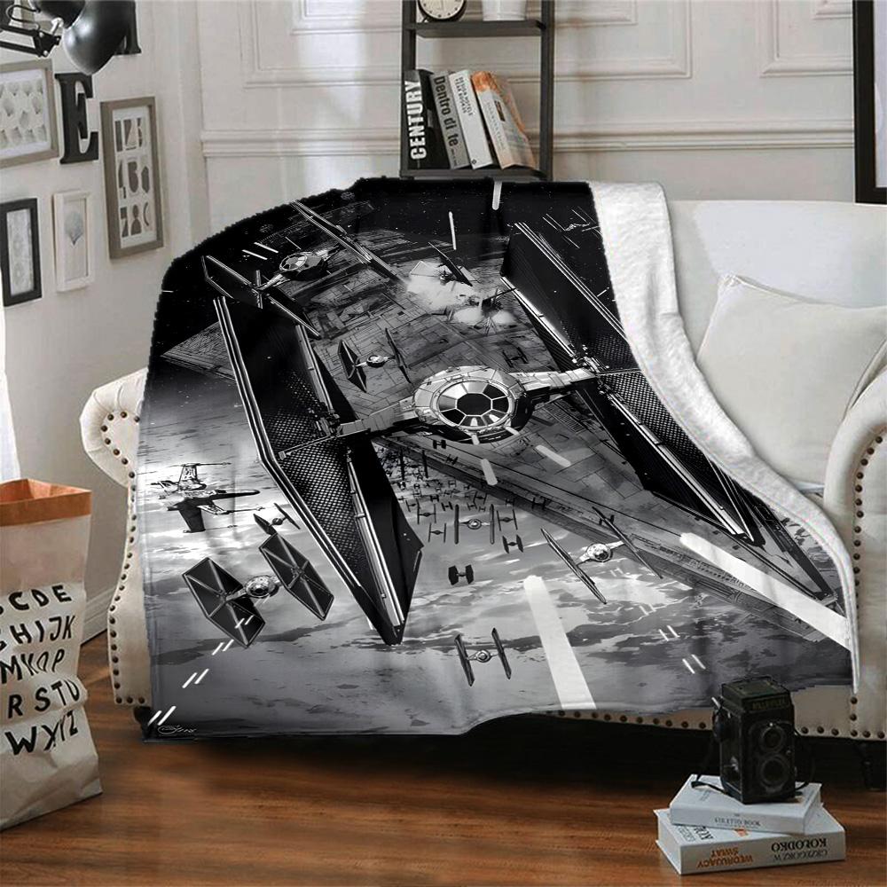 Star Wars Blanket Durable Comfort Suitable for Couch Picnics Chair All-Season Use Stylish Decor Ideal Gift for Friends Family Couples Picnic