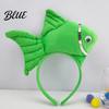 Fischkostüm Kopfschmuck Goldfisch Stirnband Design Haarreif Verstellbar Cosplay Requisiten Partykleid