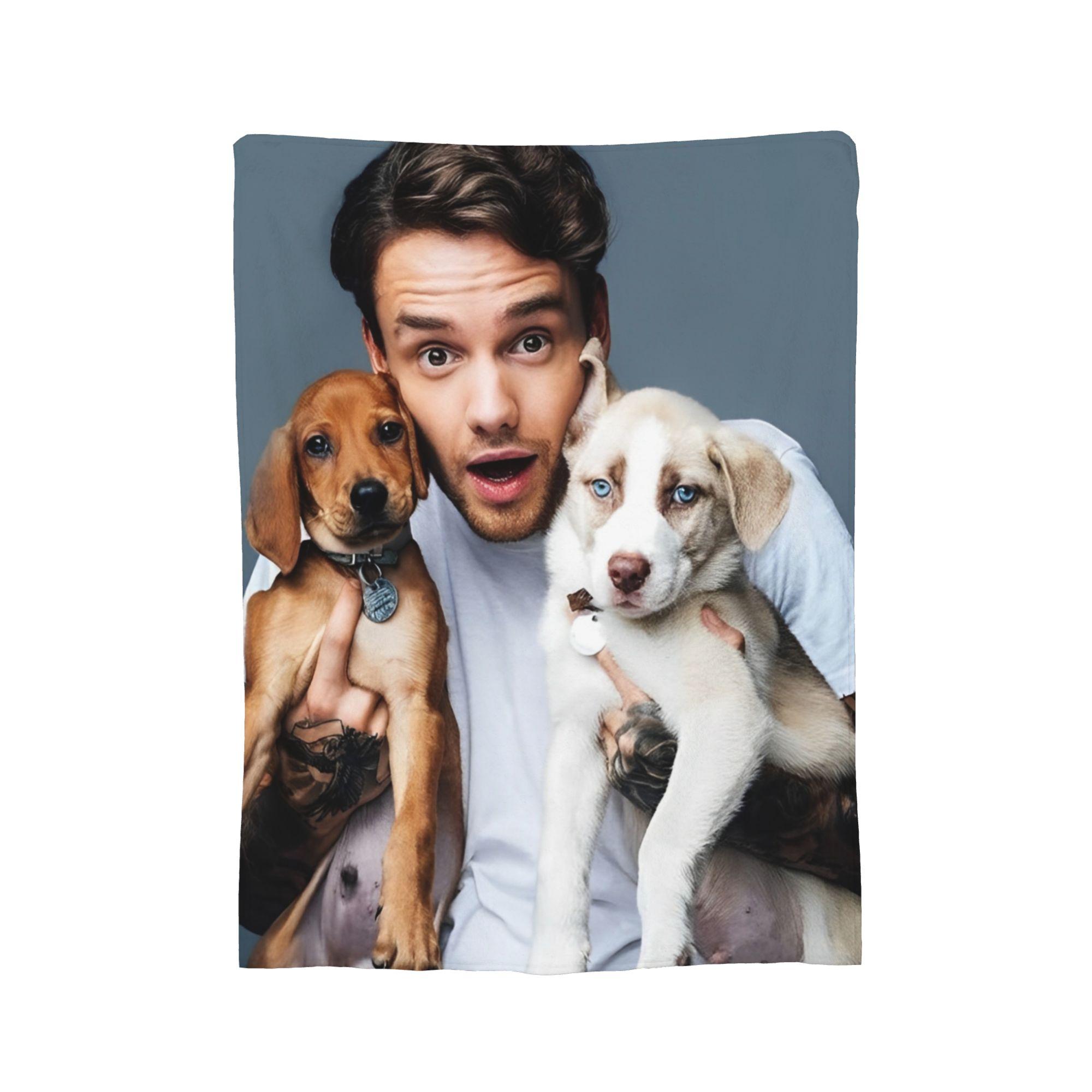 Liam Payne Blankets Fleece All Season  Multi-function Warm Throw Blanket for Sofa Travel Rug Piece 30x40in