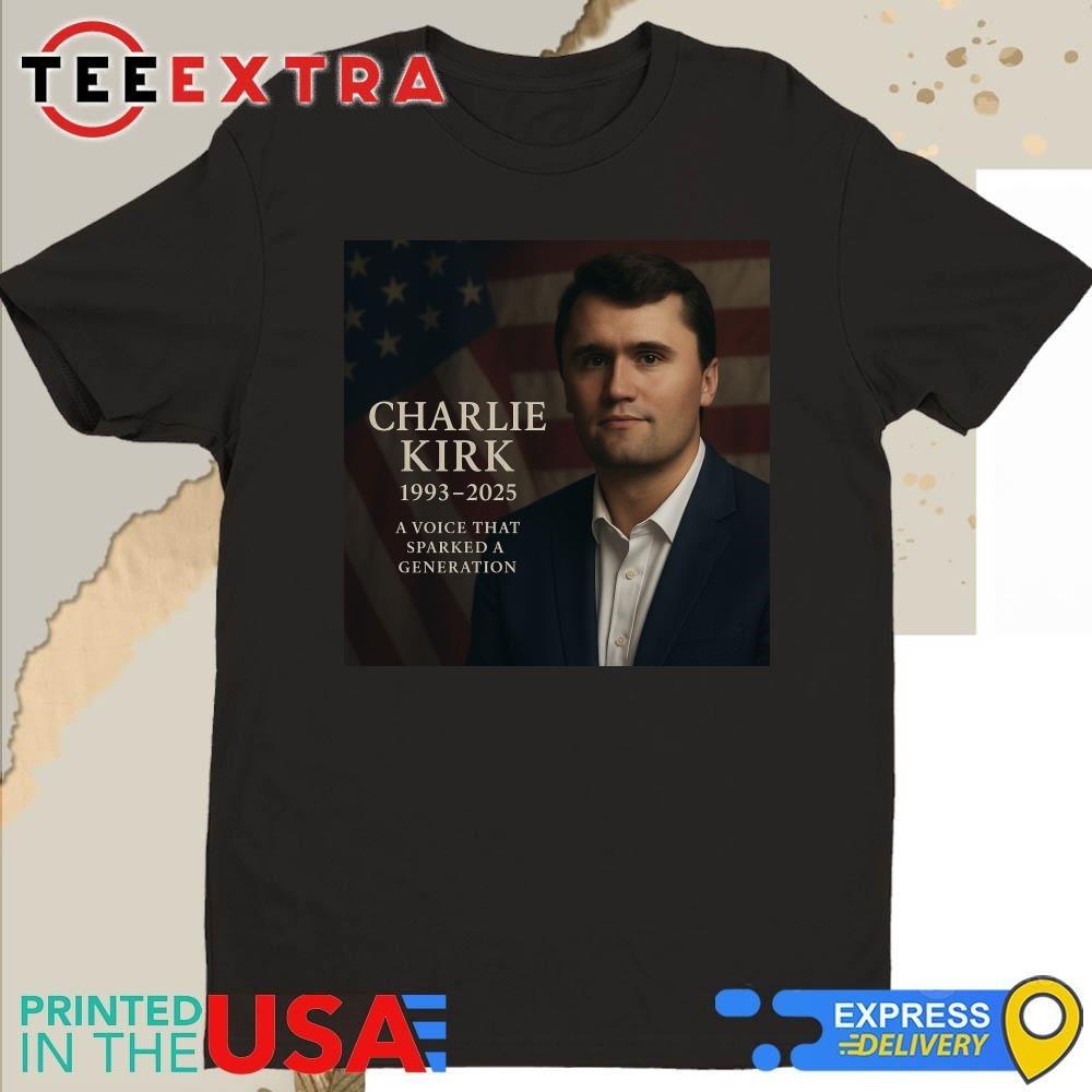 Rip Charlie Kirk 1993-2025 A Voice That Sparked A Generation Shirt