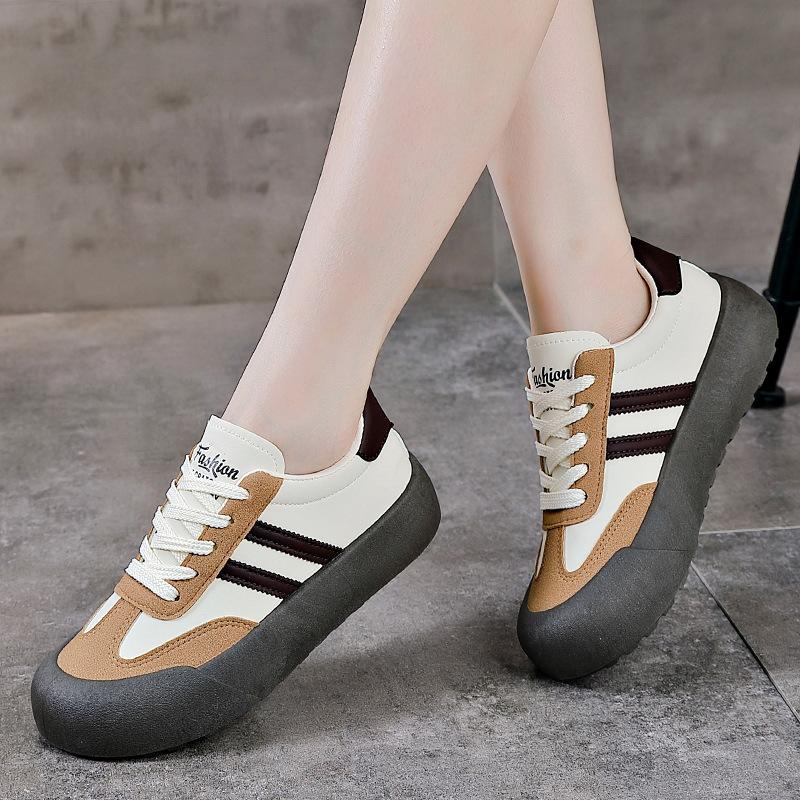 Spring and Autumn sports commuting heightened platform retro casual single shoes student board shoes