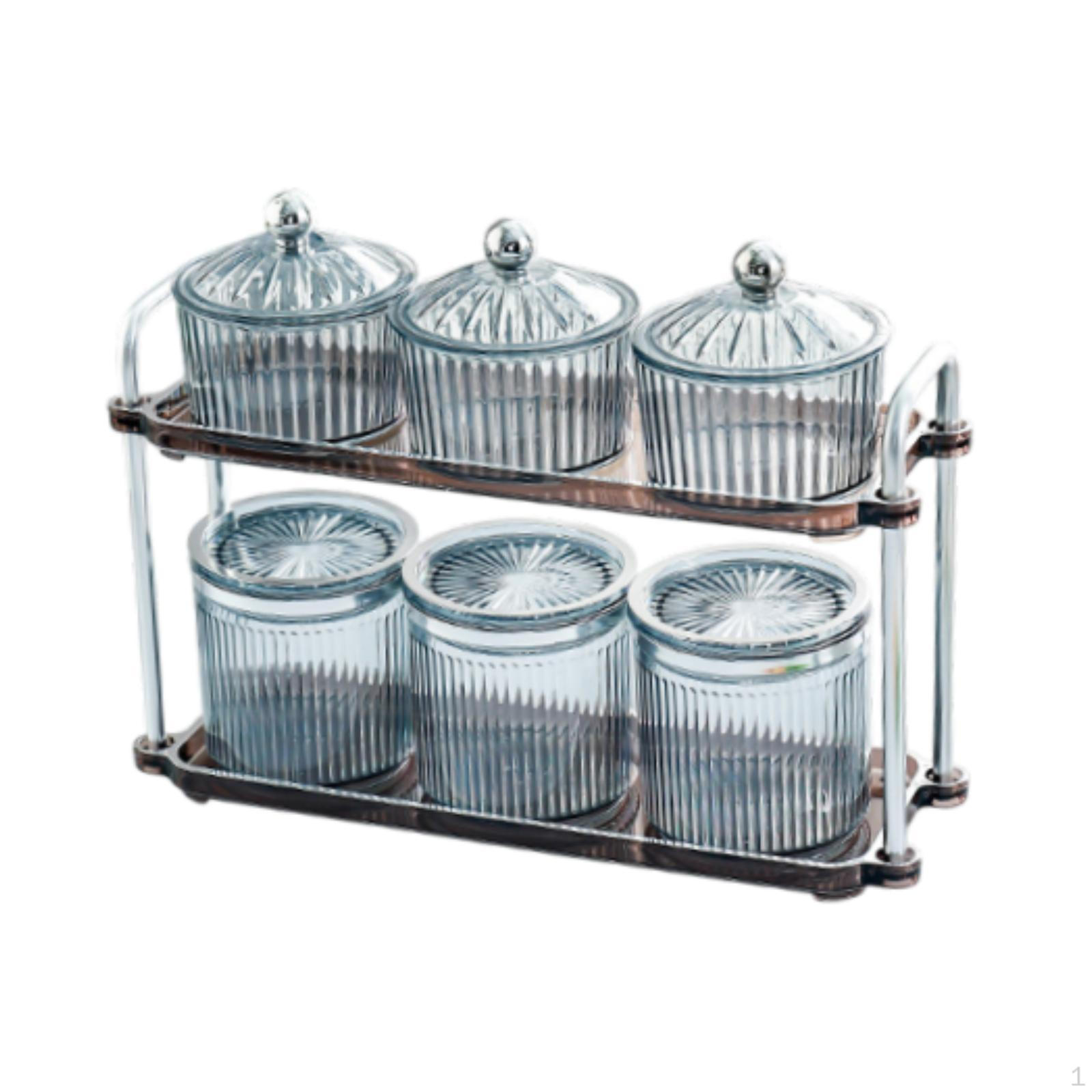 

Декоративный поднос для орехов, герметичные банки для хранения, элегантная разделенная закуска, блюдо для сухофруктов Round Gray