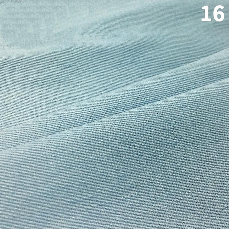 50x145cm Thin / Thick Stretch Cotton Denim Fabric Retro Style Washed Soft Denim Cloth For DIY Skirts Coat Pants Sewing Material