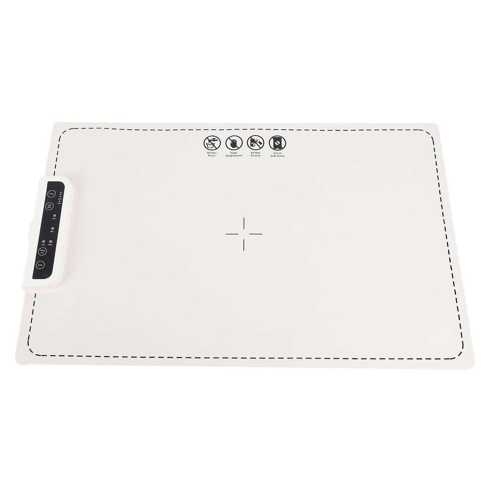 

Подогреватель для еды 260 Вт Складной электрический поднос для подогрева 3 уровня температуры Силиконовый поднос для еды на всю поверхность EU Plug