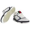 Re Web Leather Low Top Skateboard Shoes 1cm Men's White Blue 850193 AAFOO 9071