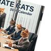2026 Wall Calendar 12-month Cat Theme Calendar Funny Corporate Cat Wall Hanging Planner for Home Office School