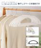 ATOKA White Non-Slip, Anti-Slip Hangers, 20-Pack, Slim, Lightweight, Velvet,