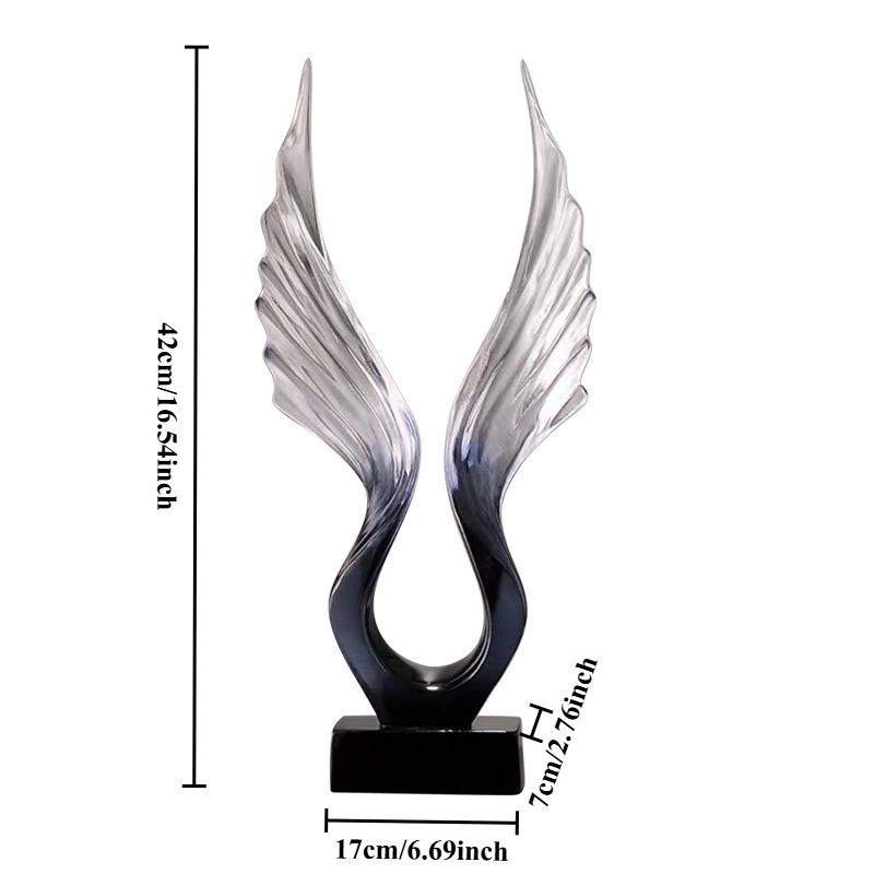 

Luxury Figurines Nordic Simple Modern Miniatures Aesthetic Creative Design Decoration Crafts Household Living Room Decoration серый