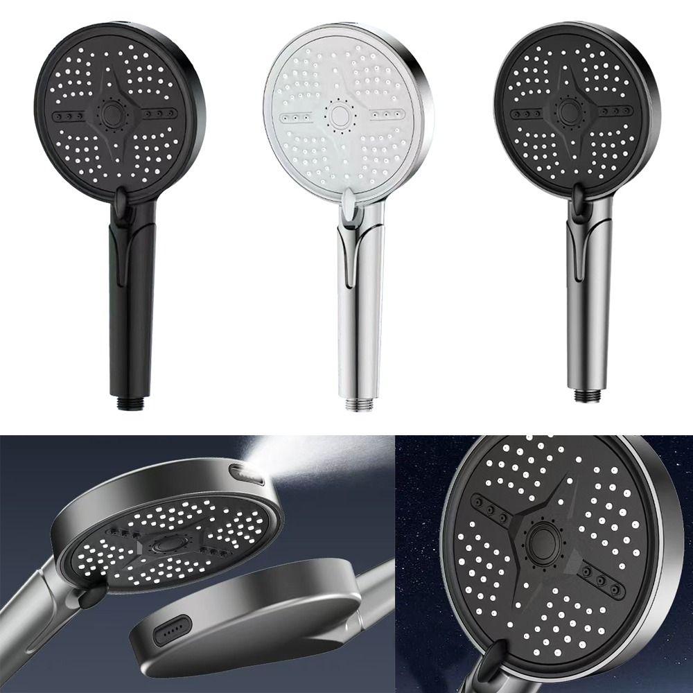 5 Modes Adjustable Water-saving Sprinkler High Pressure Shower Sprayer  Bathroom Accessories