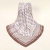 Newest Arabic Satin Silk Square Scarf Printed Muslim Women Hijab Headscarf Ladies Elegant Casual Headband Hair Scarf