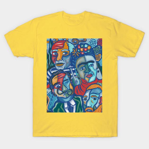 

Unisex Fashion TShirt Dead Artists Print TShirt Plus Size XS-6XL T-Shirt 100%Cotton Tops O Neck Short Sleeve Tees S жовтий