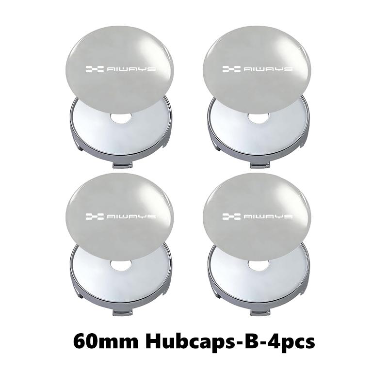 For Aiways 4pcs Car Wheel Center Hub Caps Sticker Auto Emblem Wheel Center Cap U5 PRO SE Bj U6 U7 Ion Nathalie 2020 2021 2022
