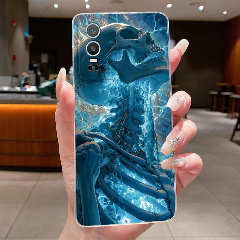 Casing For Vivo Y76S Y76 5G Phone Case Luxury Dragon Cute Cool Boys Girls Pattern Soft Silicone Back Cover Transparent TPU Shell