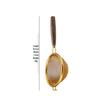 Japanese Style Wooden Handle Stainless Steel Tea Infuser and Strainer - Gongfu Tea Set Accessories for Pu'er Tea Ceremony