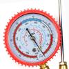 Dual Gauge Car AC Refrigerant Pressure Kit with R134A Can Opener