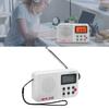 Portable AM FM SW Radio Dual Power Supply Digital Tuner Backlit LCD Display Small Radio with 3.5mm Earphone   for Home Travel