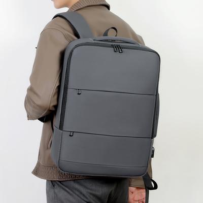 Multifunctional USB Rechargeable Laptop Bag Men's Business Commuter Backpack, Large-capacity Business Travel Backpack
