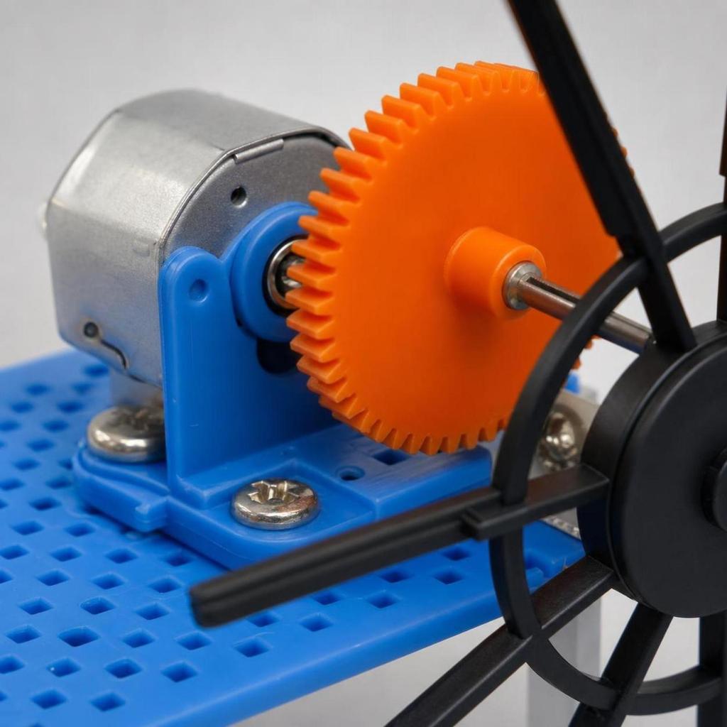 Wasserkraftgenerator Modell Interaktives Kit
