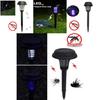 Solar Energy Mosquito Lamp With Super-bright Led Uv Light For Outdoor Lawn
