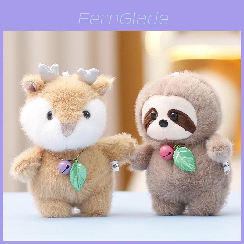 Adorable Plush Rabbit Keychain Doll Soft Pp Cotton Cute Animal Bag Charm For Girls