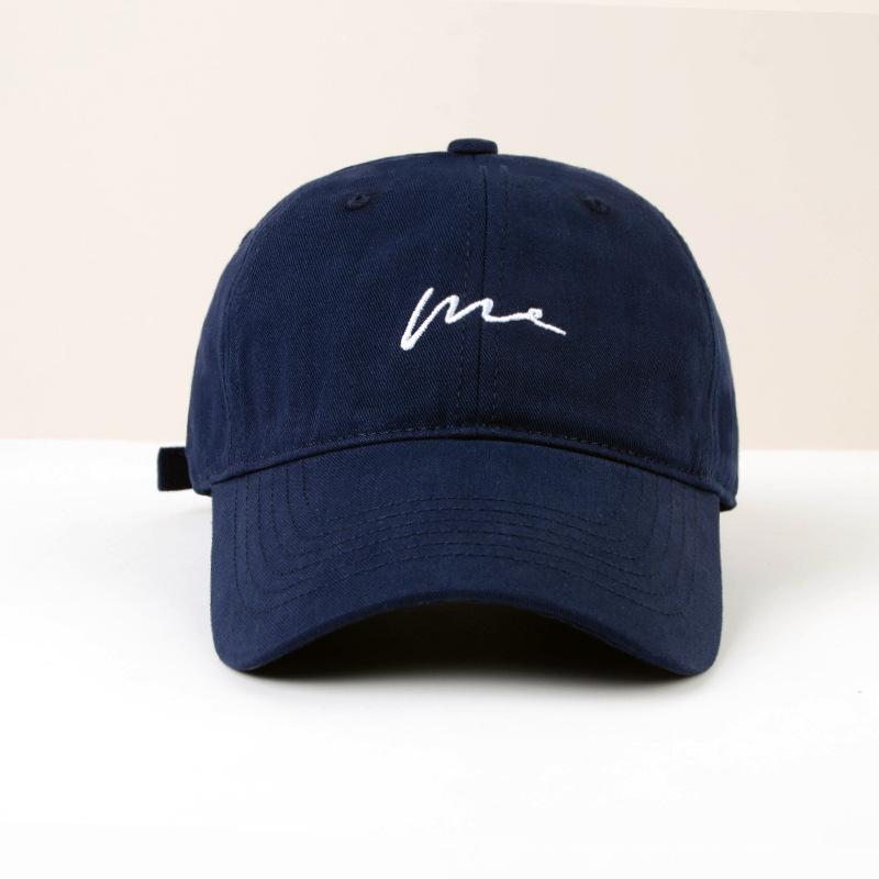 Burgundy Big Head Circumference Hat Baseball Cap Big Face Showing Small Face Wide Brim Female Enlarged Deepened Top Red Cap