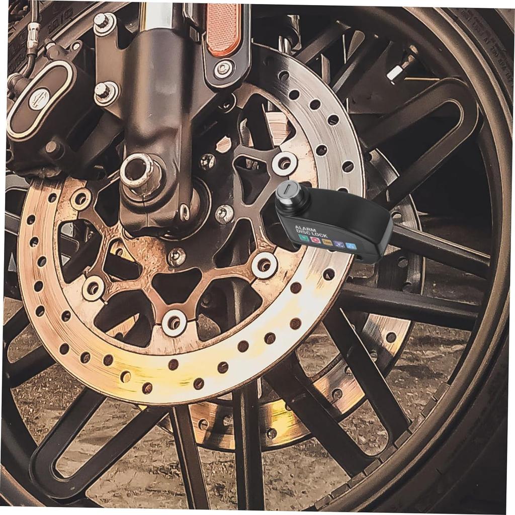 GLEAVI 1 Set Disc Brake Pad Lock Motorcycle Disc Brake Lock Motorcycle Wheel Lock Bicycles Accessories Motorcycle Alarm Brake Lock Alarm Lock Cycling