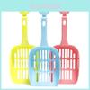 Durable Cat Litter Scoop With Thick Plastic Grid Pet Grooming Tool Multicolor Options