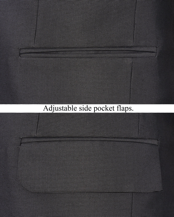 Vampire Gray Single Breasted Blazer