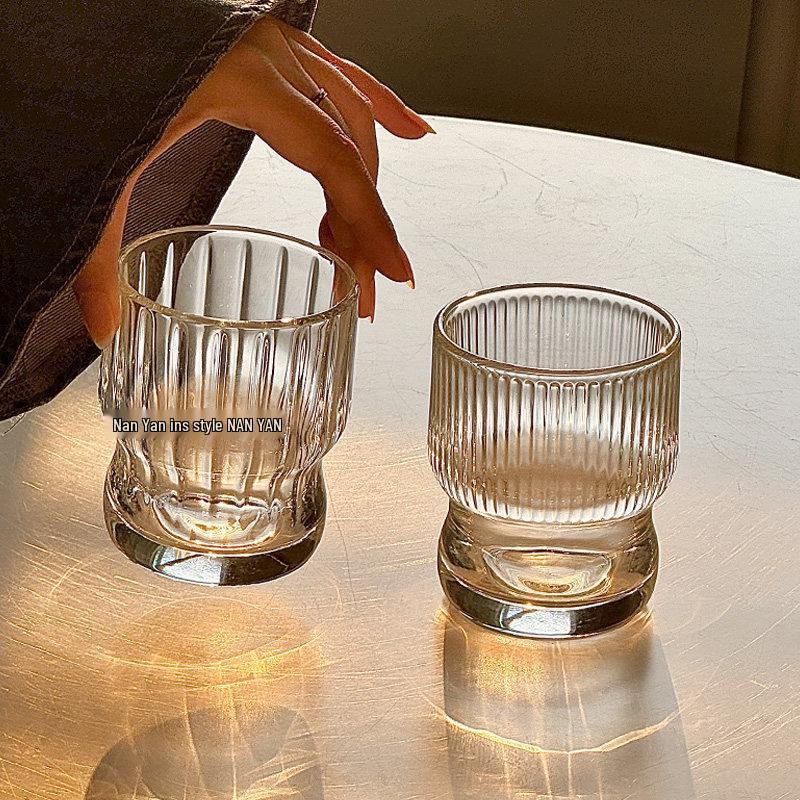 Ins Style Chubby Glass Coffee & Drink Cup