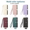 Suitable for Samsung Z Fold7 Mobile Phone Leather Case Fold5 Rhombus Small Fragrant Zipper Wallet Diagonal Span Portable Rope