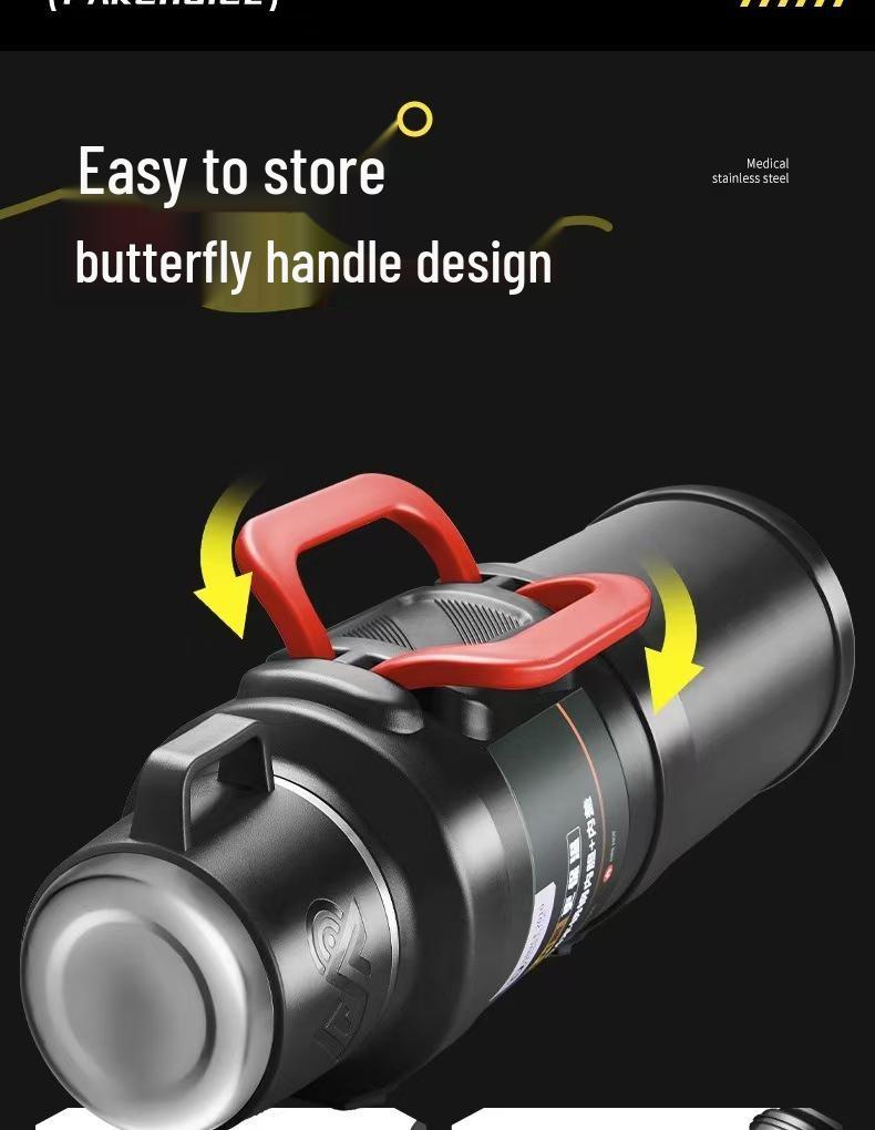 316 Large Capacity Outdoor Stainless Steel Insulated Sports Teapot and Water Cup