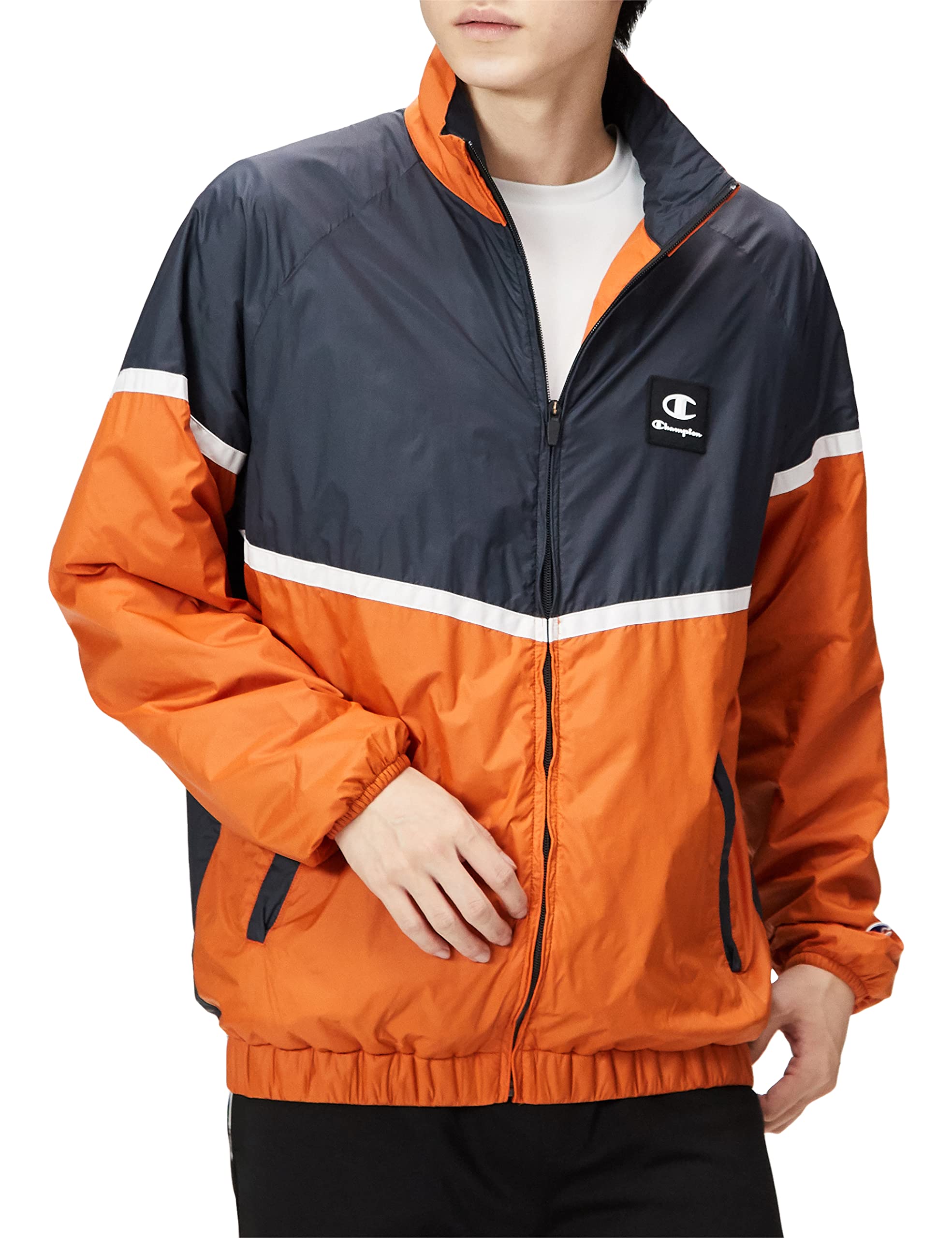 

Куртка Long Water One Point Zip Jacket Dull Orange XL [Champion] Куртка, рукава, термостойкая, водоотталкивающая, ветрозащитная, логотип, C3-WSC02 Мужская