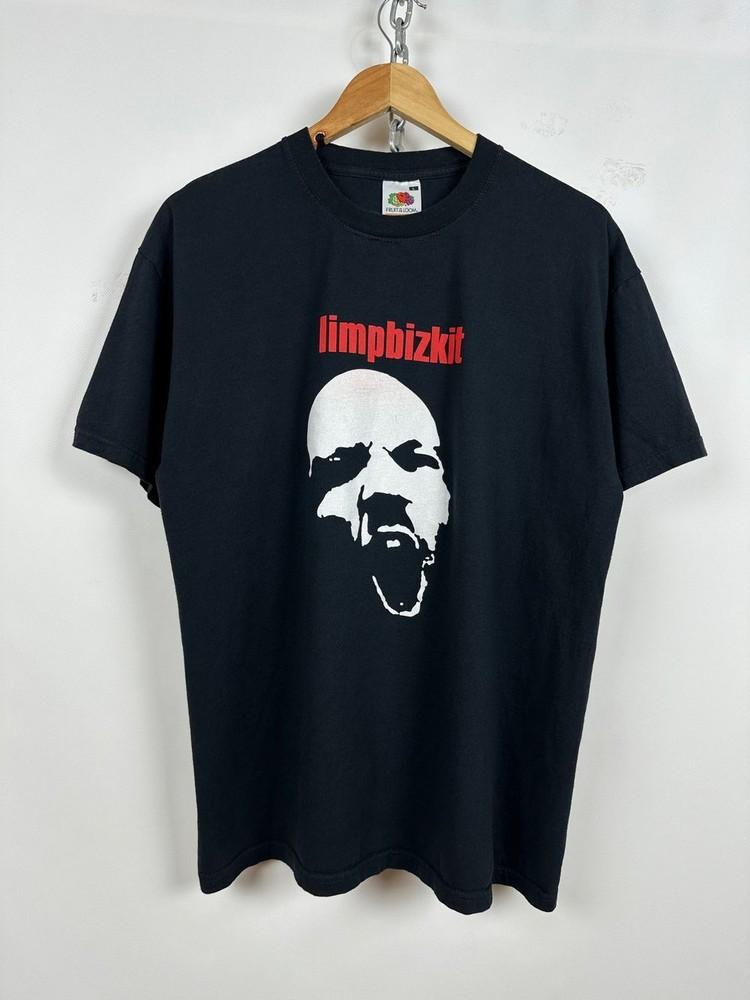 Limp Bizkit Křičící obličej Kapela Černé Krátký rukáv Unisex Tričko S-5XL KH10321 Unisex Tričko