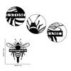 Metal Garden Stake, Personalized Bee Sign for Yard, Outdoor Metal Decor, Patio Art