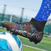 Scarpe da calcio da uomo Scarpe da calcio alte con punte lunghe alla caviglia AG/TF Scarpe da calcio per bambini con tacchetti per erba da esterno Scarpe da calcio sportive da allenamento