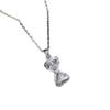 Titanium Steel Shiny Diamond Necklace - Women's Light Luxury Hip Hop Style Clavicle Chain