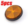 1/5pcs Circular Reflector Universal Car Trucks Motorcycle ATV Bikes Bicycle Reflector Safety Reflector Motorcycles Accessories