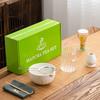 Matcha Whisk Set 7 Pcs Matcha Set Matcha Kit for Ceremony Matcha Tea Set, Matcha Whisk and Ceramic Bowl with Matcha Scoop&Sifter