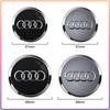 For Audi  A5 60/61/68/69mm Badge Car Wheel Center Hub Cap Covers Auto Rim Cover For Audi A8 A5 A6 C5 C6 C7 A7 A1 A3 A4 B5 B6 B7 Q3 Q5 Q7 TT