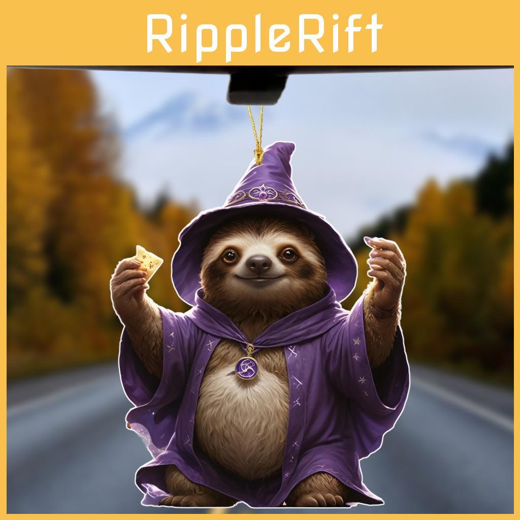 Raccoon Cartoon Cute Pattern Acrylic Pendant For Car Decoration Accessories