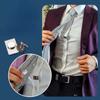 Anti-wrinkle Tie Holder Clips Magnetic Automatic Fixing Buckle New Tie Stay Clips  Men