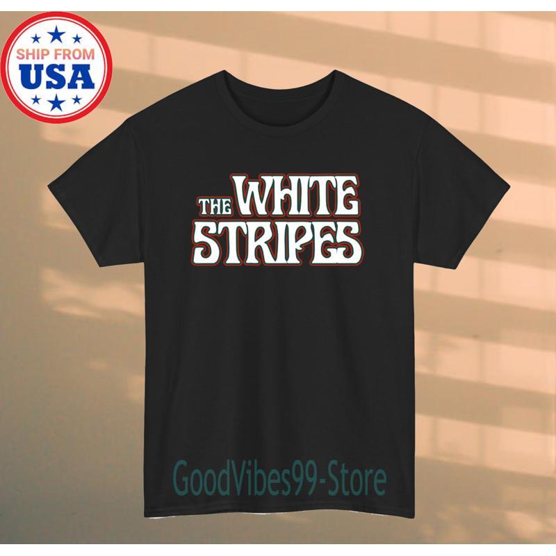 The White Stripes Unisexs Black Size S5xl T Shirt