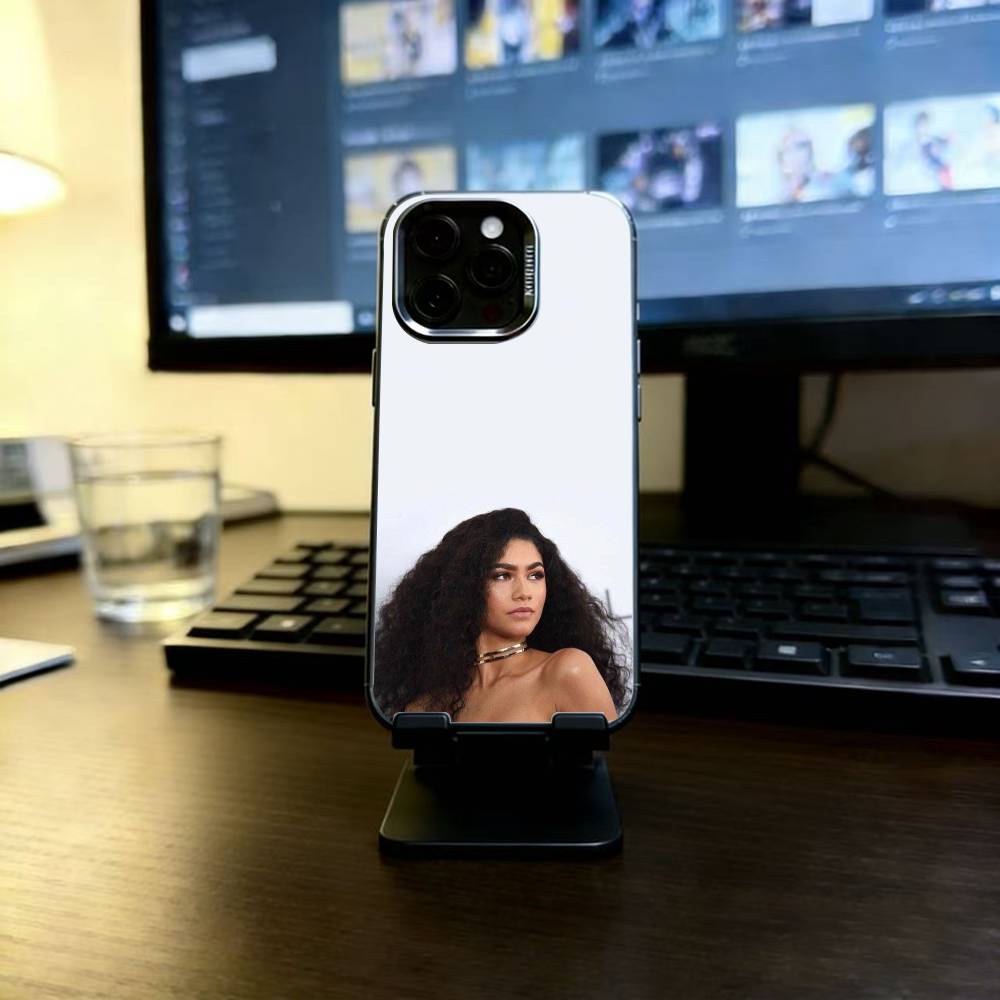Zendaya Phone Case For iPhone 17,16,15,14,13,12,11 Plus,Pro Max,XS,Colorful Silver Black Cover